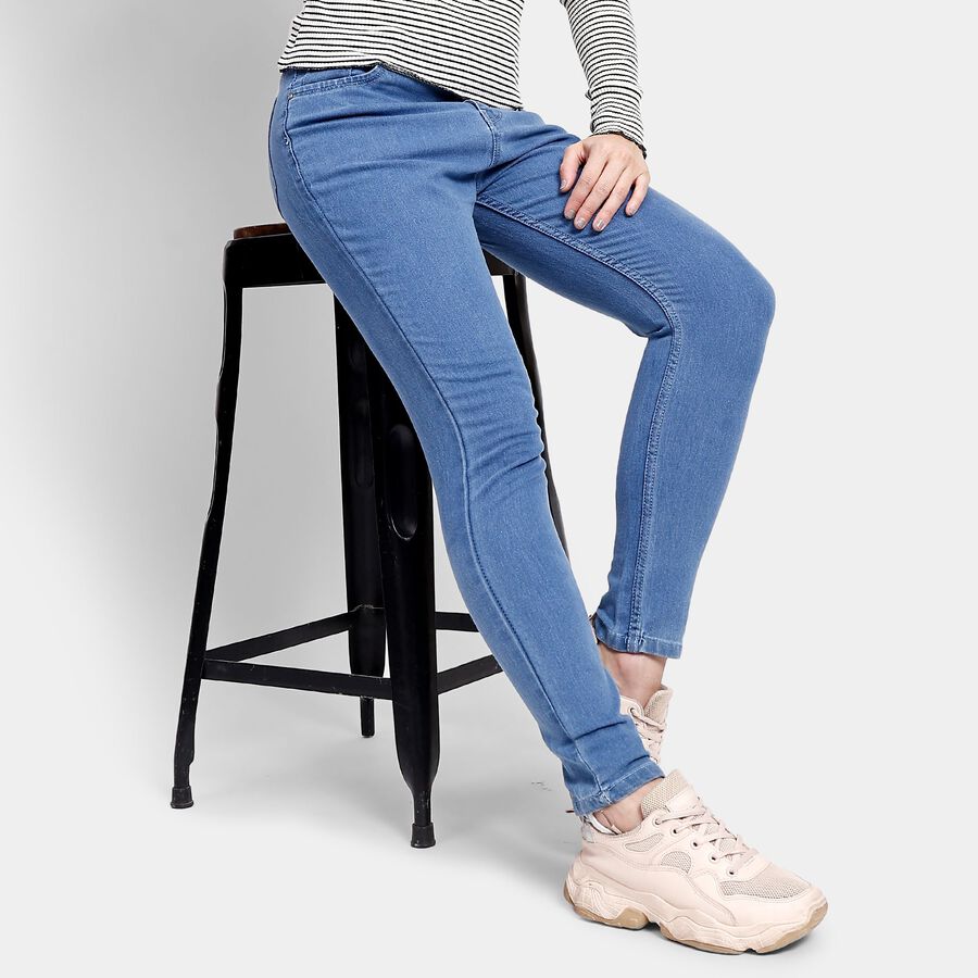 Ladies' Jeans , Mid Blue, large image number null