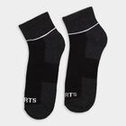 Men's Socks (Pack of 3), चारकोल, small