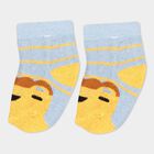 Infant's Socks (Pack of 2), Mid Blue, small