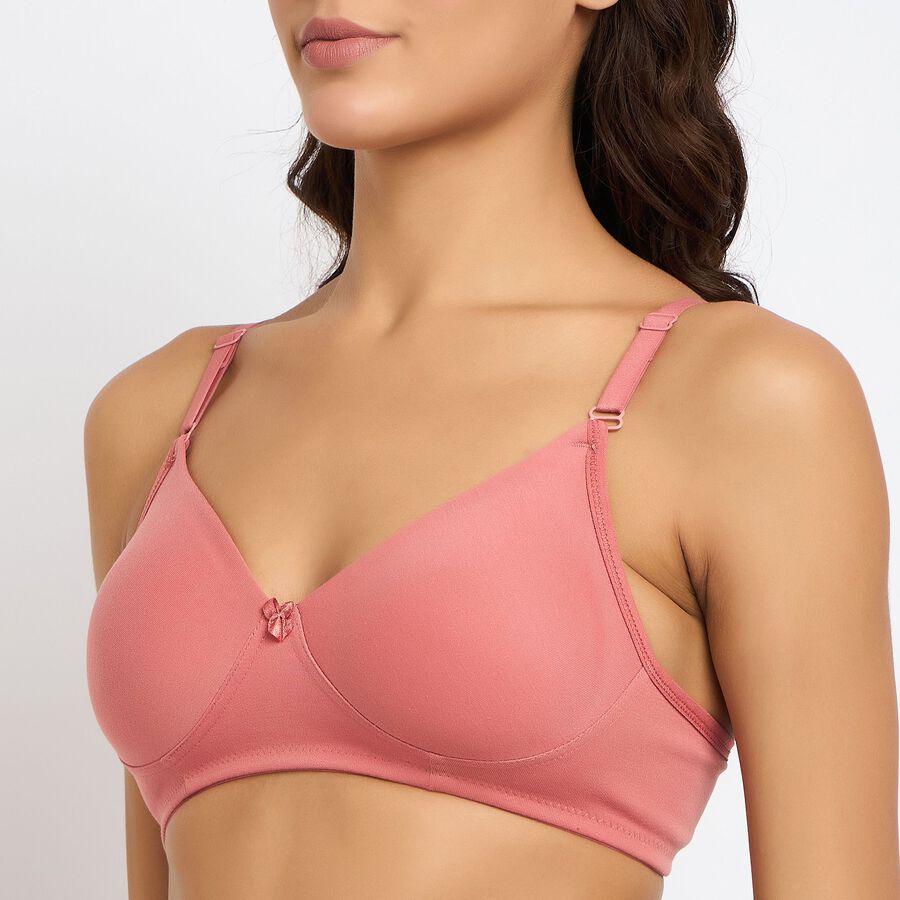 Ladies' Bra, Pink, large image number null