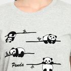 Ladies' Round Neck T-Shirt, Melange Light Grey, small image number null