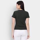 Ladies'  Crop  Top, Olive, small