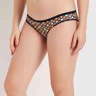 Cotton Printed Panty, Black, small image number null