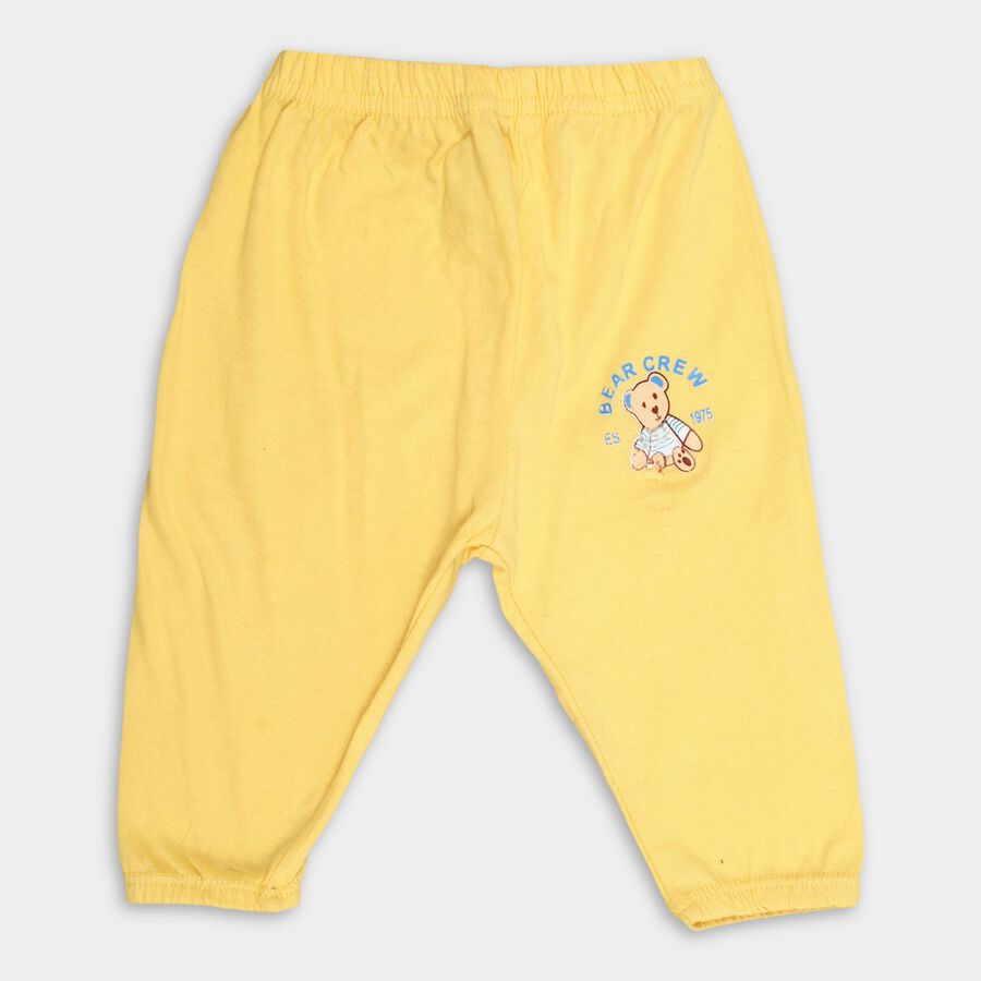 Infants' 100% Cotton Pyjama, पीला, large image number null