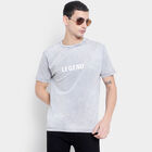 Cotton Round Neck T-Shirt, Light Grey, small image number null