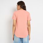 Ladies' Round Neck T-Shirt , Pink, small image number null