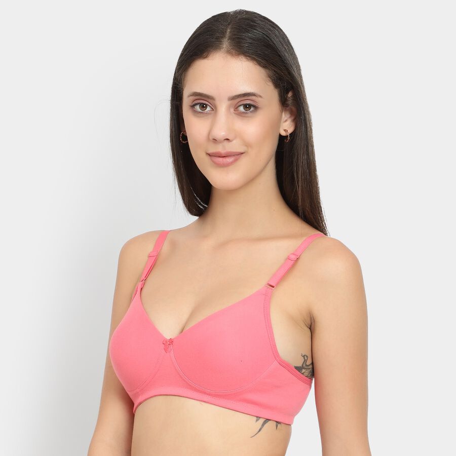 Ladies' Non-Padded Bra, Coral, large image number null