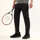 Men's Dark Grey Regular Fit Reflective Track Pants, Dark Grey, small