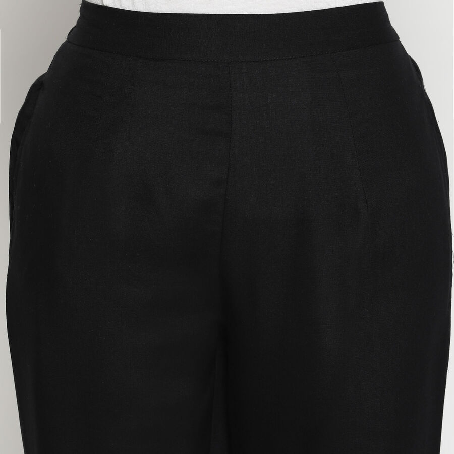 Solid Churidar, Black, large image number null