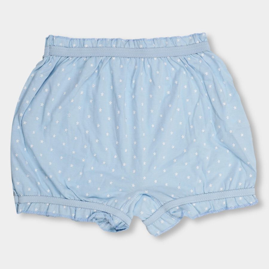 Girls' 100% Cotton Bloomer , हल्का नीला, large image number null