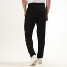 Men's Jet Black Regular Fit Five Pocket Jogger, Black, small image number null