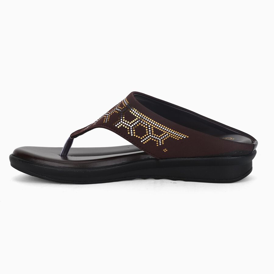 Ladies'-Sandal, भूरा, large