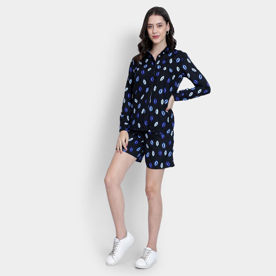 Ladies' Co-ord set , नेवी ब्लू, large image number null