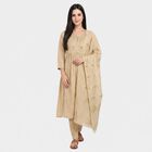 Women's Beige Ethnic Set, Beige, small