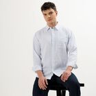 Men's Regular Collar Casual Shirt, White, small image number null
