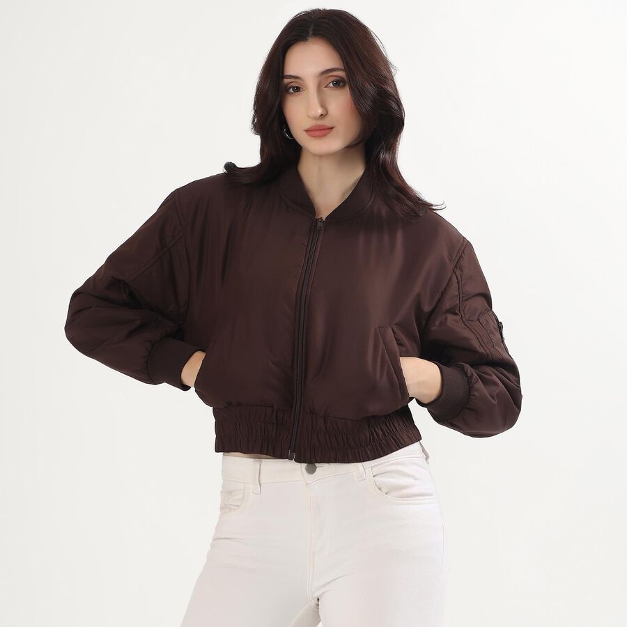Ladies' Jacket, भूरा, large image number null
