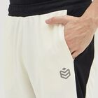 Men's Off-White Slim Fit Side-Striped Track Pants, गहरा पीला, small image number null