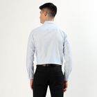 Men's Light Blue Spread Collar Classic Formal Shirt, हल्का नीला, small image number null