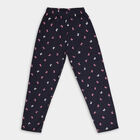 Girls' Pyjama, Navy Blue, small