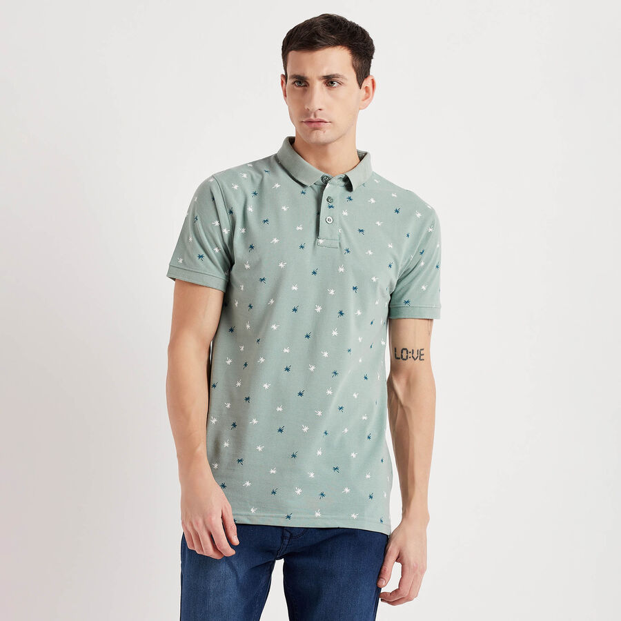 All Over Print Polo Shirt, Light Green, large image number null