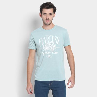 Men's Round Neck Half Sleeves T-Shirt 