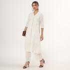 Ladies' Kurta , ऑफ व्हाइट, small