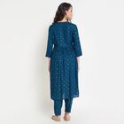 Ladies' Ethnic Set, Teal Blue, small image number null