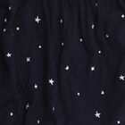 Girls' Navy Blue Regular Fit Star Printed Ruffled Bloomers, नेवी ब्लू, small