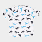 Boys Cotton Casual Shirt, White, small image number null
