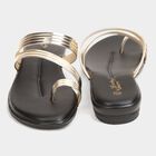 Womens Sandals, गोल्डन, small image number null