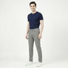 Men's Grey Slim Fit Classic Jeans, हल्का ग्रे, small
