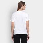 Ladies' Round Neck T-Shirt , सफ़ेद, small image number null