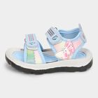 Girls' Sandal with Back Strap, Blue, small image number null