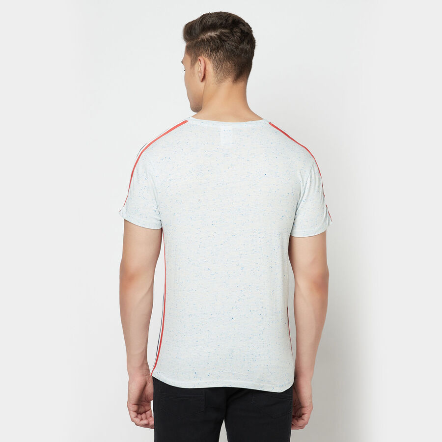 V Neck T-Shirt, White, large image number null