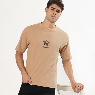 Men's 100% Cotton Round Neck Half Sleeves T-Shirt