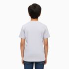 Boys Light Blue Crew Neck Casual T-Shirt, Light Blue, small image number null
