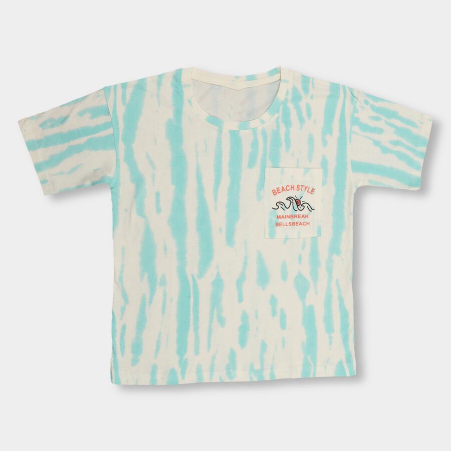 Boys' 100% Cotton Half Sleeves T-Shirt , गहरा पीला, large image number null