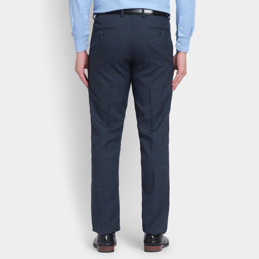 Men's Slim Fit Formal Trousers, नेवी ब्लू, large image number null