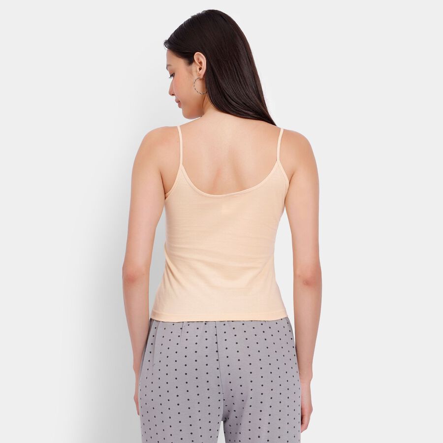 Ladies' 100% Cotton Slips, Beige, large image number null