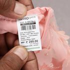 Girls' Peach Round Neck Bell Sleeve Tunic, Peach, small image number null