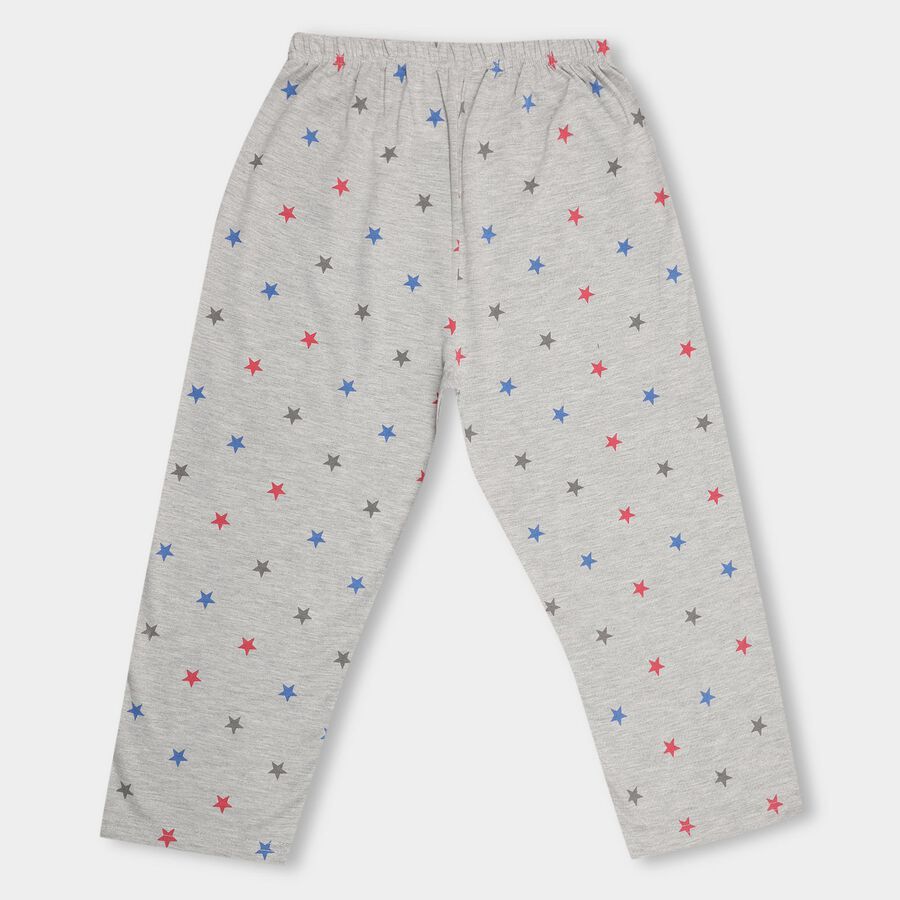 Girls' Capris, Melange Light Grey, large image number null