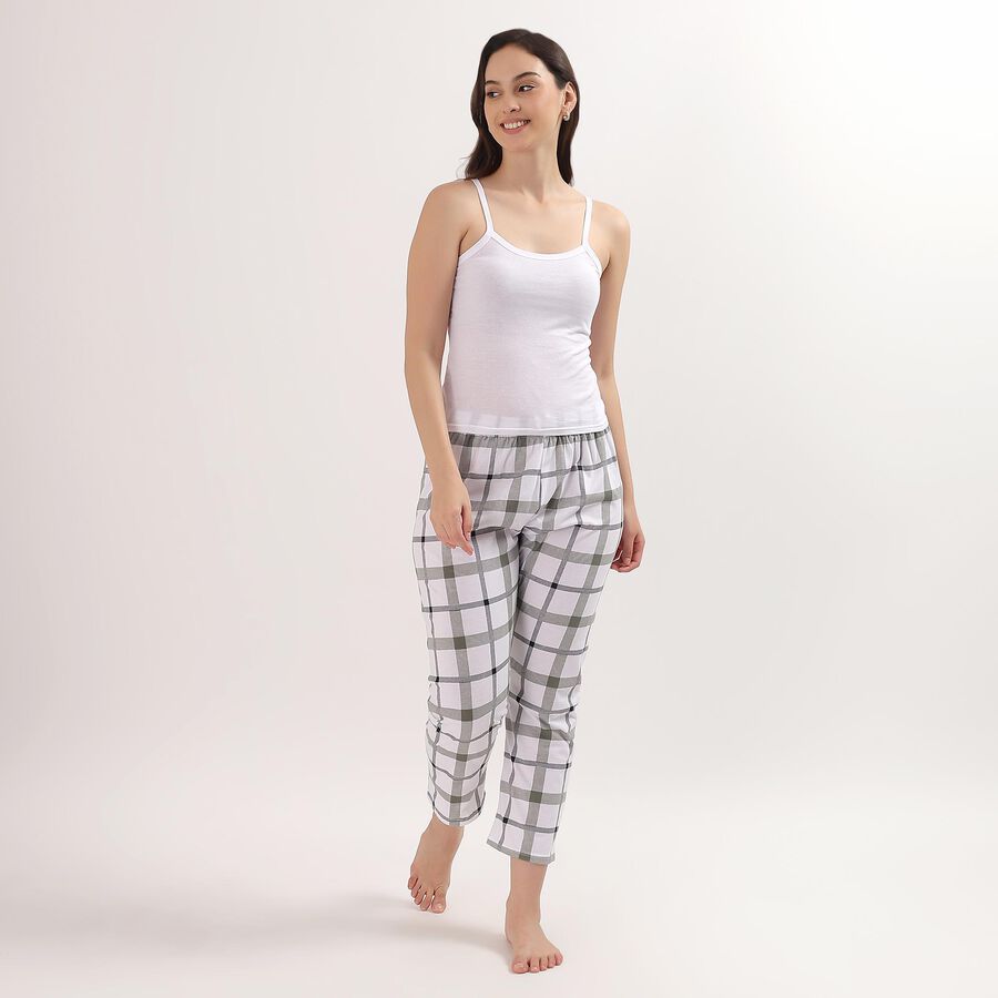 Ladies' 100% Cotton Slips, White, large image number null