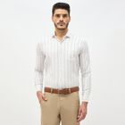 Men's Off White Classic Formal Shirt, ऑफ व्हाइट, small image number null