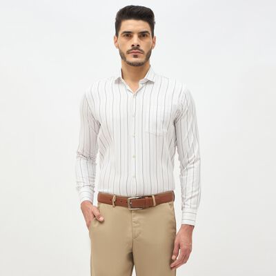 Men's Off White Classic Formal Shirt