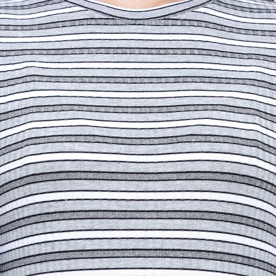 Stripes Dress, Light Grey, large image number null