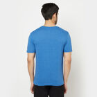 Round Neck T-Shirt, Melange Blue, small image number null