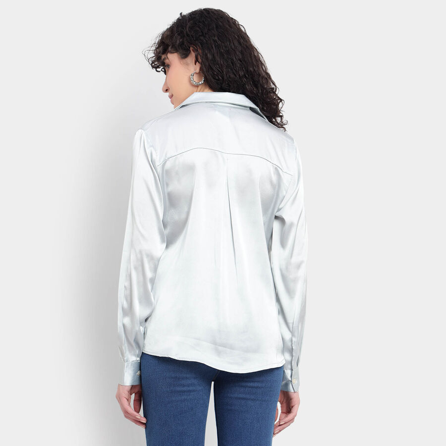 Solid Shirt, Light Grey, large image number null