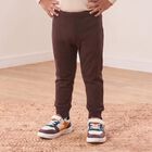 Boys' Brown Long Johns Thermal, Brown, small