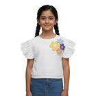 Girls' T-Shirt, सफ़ेद, small image number null
