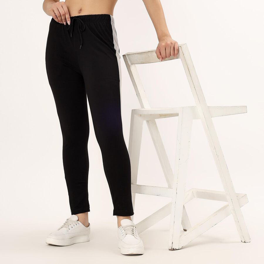 Ladies' Regular Track Pants , Black, large image number null